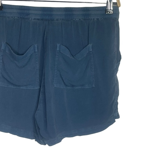 Anthropologie Hei Hei Small Blue Rayon Lightweight Cover Shorts - Picture 5 of 8